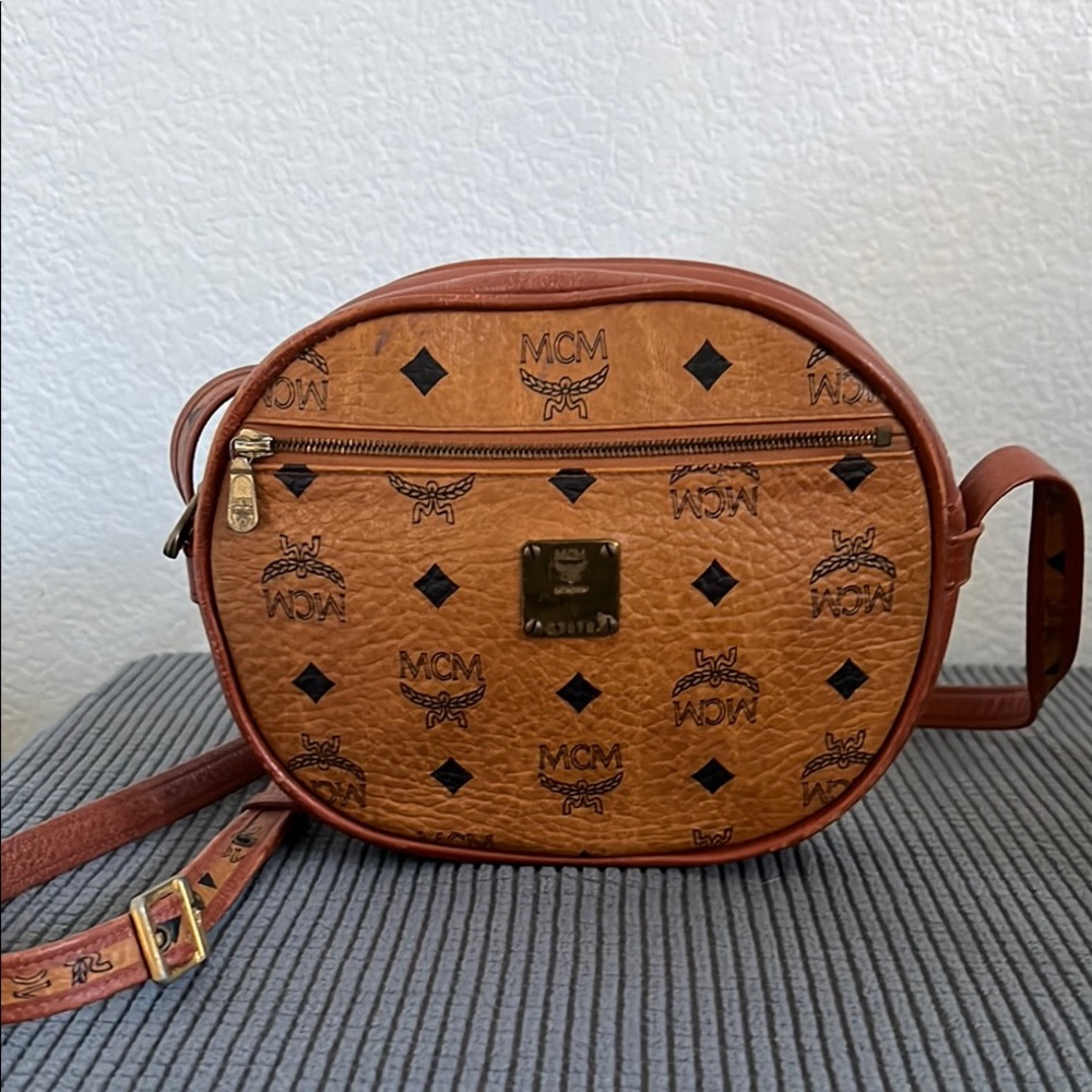 MCM Tan Crossbody Bag